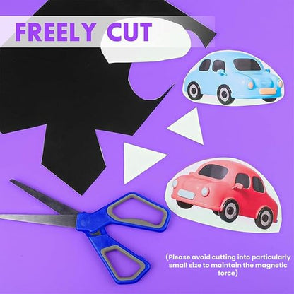 DIYMAG Magnetic Sheets - 8Pcs Flexible 8.5 x 11 Inch Matte Non-Adhesive Paper for DIY Crafts