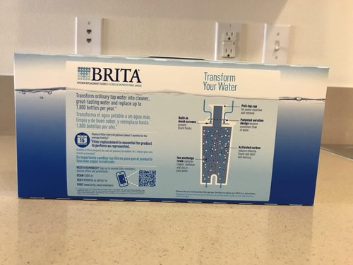 Brita Standard Water Filter | BPA-Free Replacement Filters for Pitchers & Dispensers - 5 Count