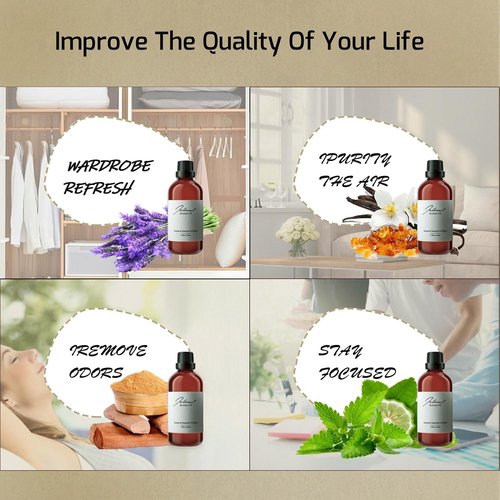 JCLOU Spring Breeze Hotel Diffuser Oil - Luxury Aromatherapy Inspired by InterContinental - 100mL Glass Bottle