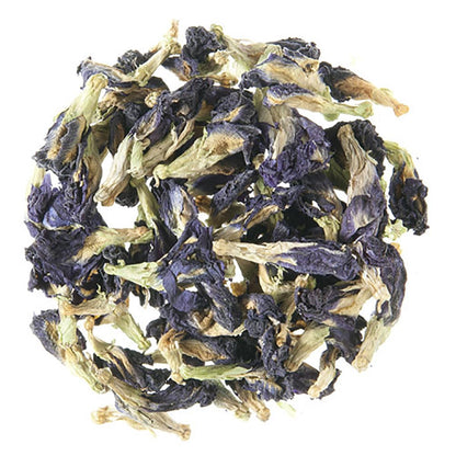 English Tea Store Herbal Loose Leaf, Butterfly Blue Pea Flower, 4 Oz