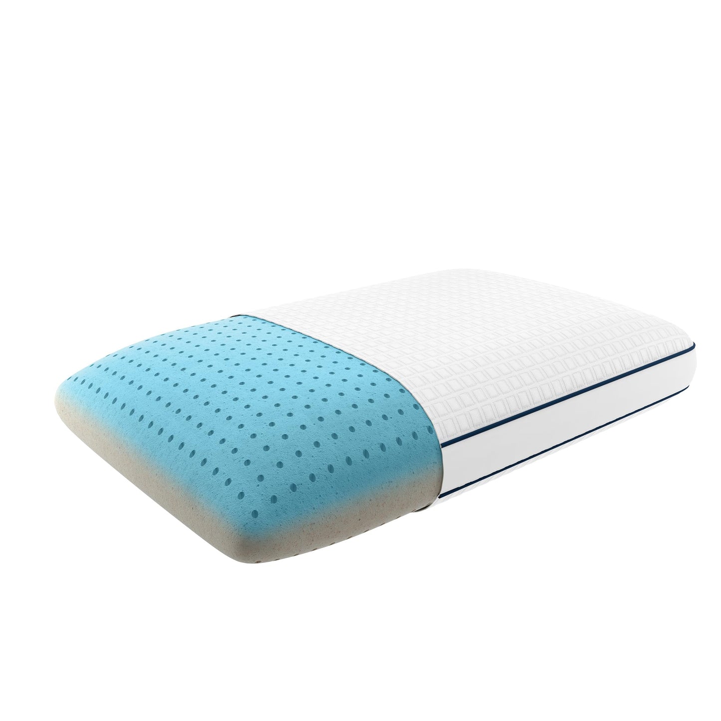 Serta Perfect Sleeper Copper Infused Memory Foam Pillow, Oversized Traditional, White