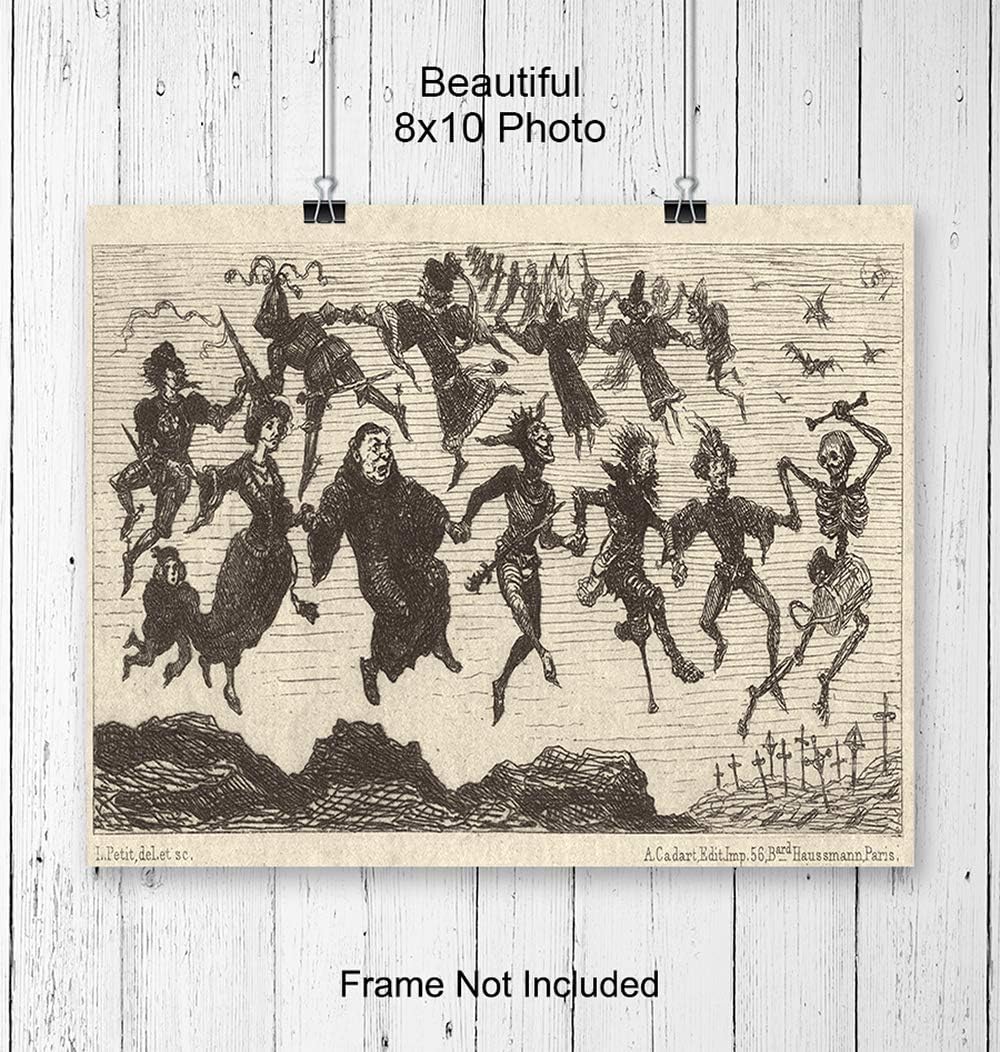 Regine Switzerland Witches Decor | Gothic Wall Art for Pagan and Wiccan Homes - Unframed Print