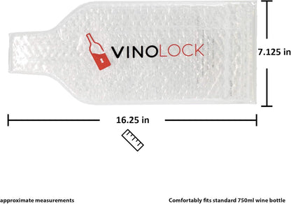Wine Protector Bag For Airline Travel by Vinolock - 6 pack