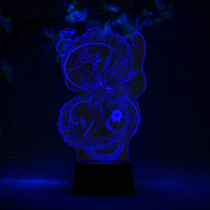 Otaku Lamps Shenron Dragon Ball Super - 16 Color RGB LED Anime Night Light | 3D Room Décor Gift