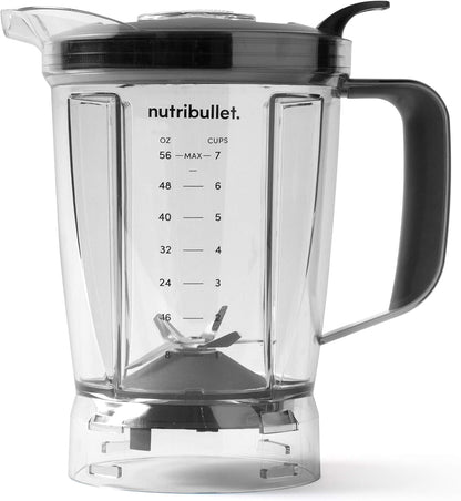 NutriBullet Blender - 56 oz Clear Pitcher with Black Base for Smoothies and Juices
