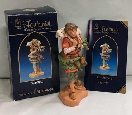 Fontanini by Roman Inc. | Gabriel 5" Shepherds Collection Nativity Figure - Hand Sculpted & Painted