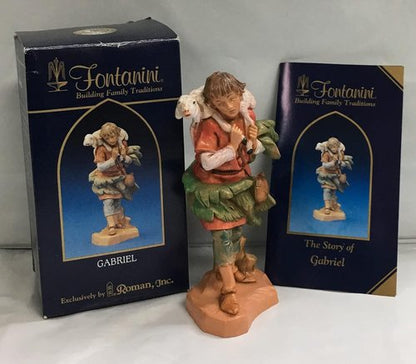 Fontanini by Roman Inc. | Gabriel 5" Shepherds Collection Nativity Figure - Hand Sculpted & Painted