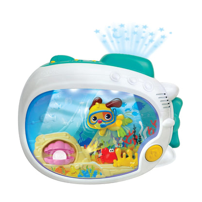 Winfun 3-in-1 Soothing Seas Nightlight - Music Box Projector with Calming Lullabies | Perfect for Crib or Tabletop