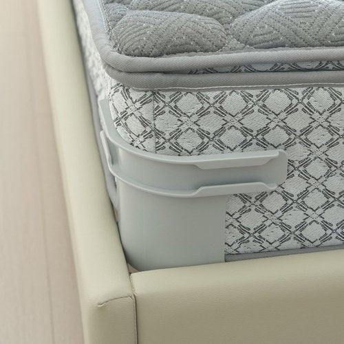 Bed Sheet Holder with Lock Strips, Sheet Holders Fasteners Bed Sheet Clips Fasteners for Corner Heavy Duty, Zumber Lock for Sheets No-Slip Design, Stay Secure & Tidy All Night (White-8 pcs)