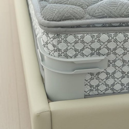 Bed Sheet Holder with Lock Strips, Sheet Holders Fasteners Bed Sheet Clips Fasteners for Corner Heavy Duty, Zumber Lock for Sheets No-Slip Design, Stay Secure & Tidy All Night (White-8 pcs)