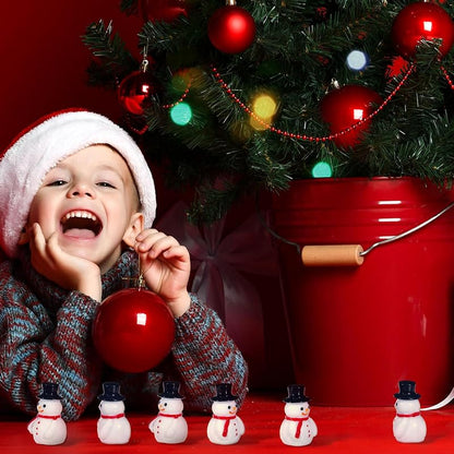 Liliful 150 Pcs Mini Snowman Christmas Figurines – Classic Style, Variation of THIS listing: 150+Classic