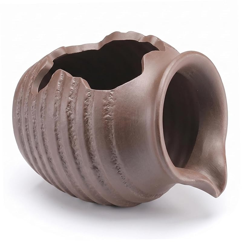 Fountain Spitter Tabletop Ceramic Fountain Pot - Brown, 5 Inch Indoor/Outdoor
