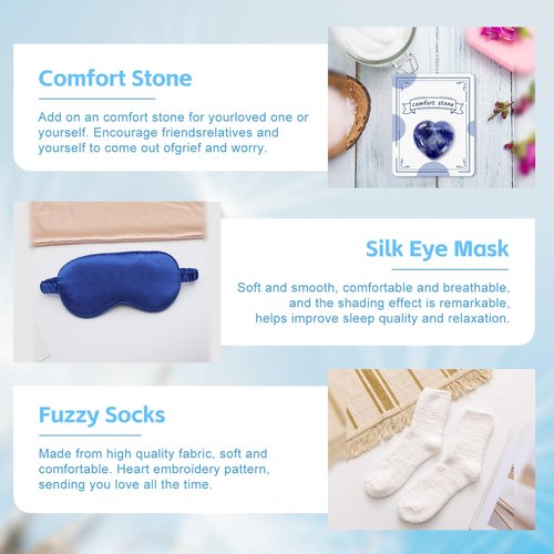 Condolences Gift For Loss, Sympathy Gift Baskets Bereavement Grief Gift Ideas for Loved One Father Mother Husband Sister Friend, Sorry For Your Loss Gifts, Grieving Self Care Package For Women Men