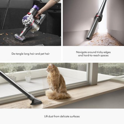 Dyson V8 Plus Cordless Vacuum - Powerful Cleaning for Hard Floors & Carpets | 115AW, 2 Power Modes, Handheld Conversion