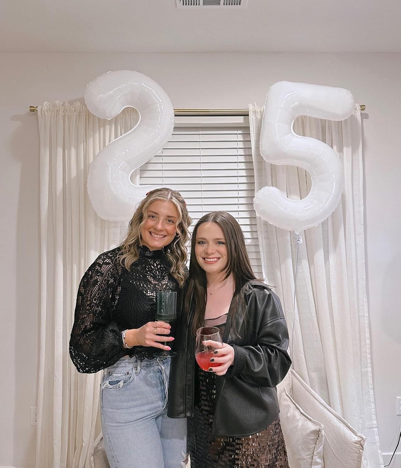Number 12 Balloon by Party Essentials - 40 Inch White Birthday Decoration for 12th Birthday Celebration