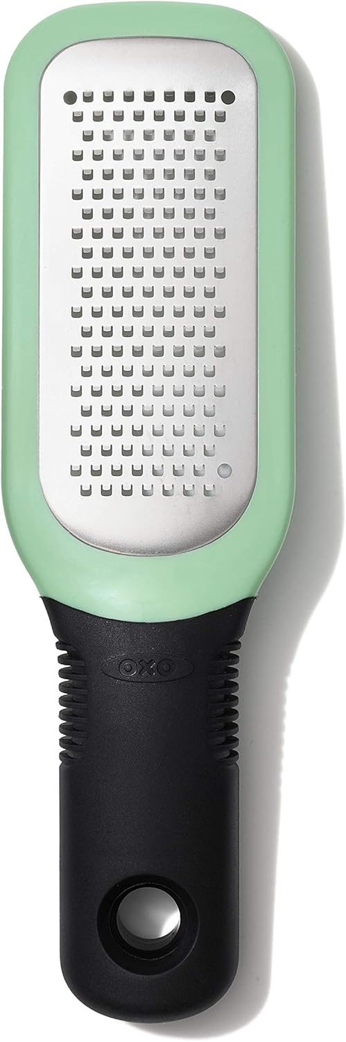 OXO Good Grips Ginger & Garlic Grater - Etched Design for Effortless Grating | Durable Kitchen Tool