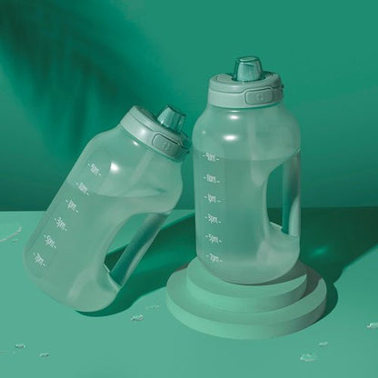 Ello Hydra 64oz Water Jug - Motivational Time Markers, Leak-Proof Lid & Straw | BPA-Free Plastic Bottle