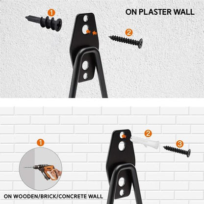 Garage Hooks by [Brand Name] - 12 Pack Heavy Duty Wall Storage Hangers for Bikes, Ladders & Tools