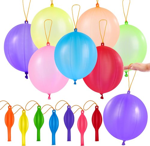 JOYIN 12 Pcs Punch Balloons - Heavy Duty Party Favors for Kids | Perfect for Birthdays & Goodie Bags