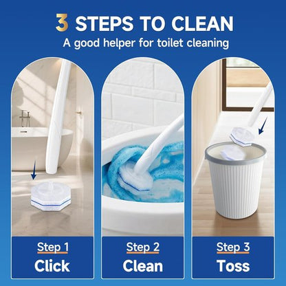 Clorox Toilet Wand Refills - 50 Count High-Density Disposable Cleaners | 5X Cleaning Power & Instant Foam