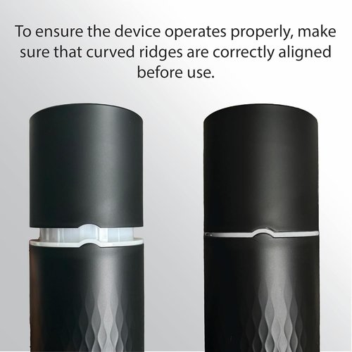 AirScent Waterless Diffuser - Cold Air Aromatherapy Diffuser for Homes & Offices - Black - 4.05 Oz