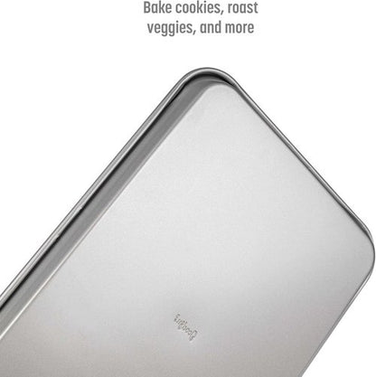 Goodful Nonstick Cookie Baking Sheet Set - Heavy Duty Carbon Steel | Quick Release Coating, 2-Pack (17"x12" & 15"x10")