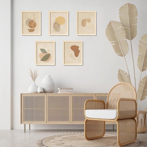 LaVie Home 8x10 Picture Frame - Classic Oak Design with HD Plexiglas | Vertical & Horizontal Display