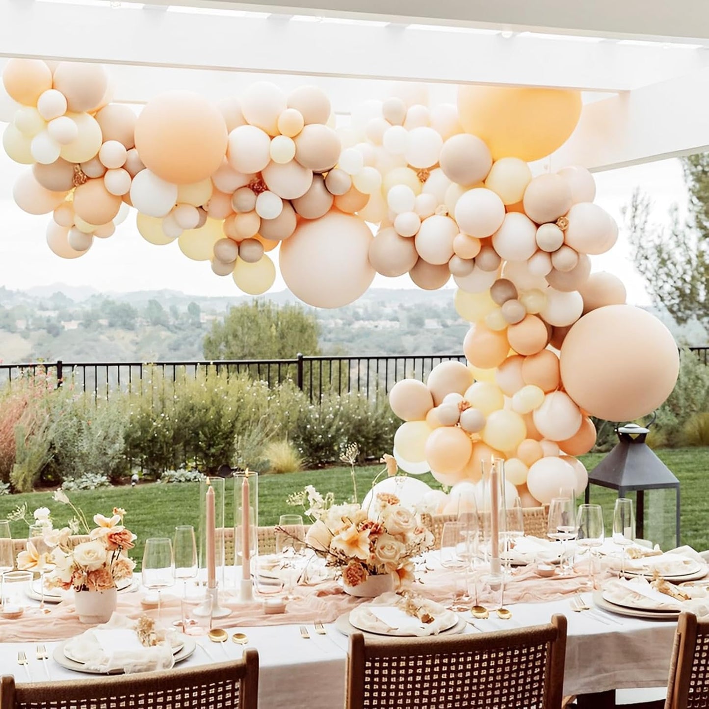 Voircoloria Blush Balloons - 66 Pack 12-Inch Nude Latex Balloons for Weddings, Graduations & Parties