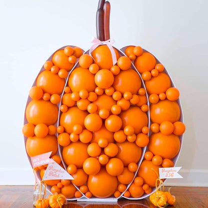 PartyWoo Orange Balloons - 50pcs 12 Inch Fall Latex Helium Balloons for Birthday & Baby Shower Decor