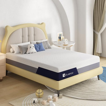 Avenco Queen Size Mattress, 8 Inch Gel Memory Foam Mattress Queen, Mattress in a Box for Cool Sleep, Pressure Relief, Medium Firm Mattress with Motion Isolation