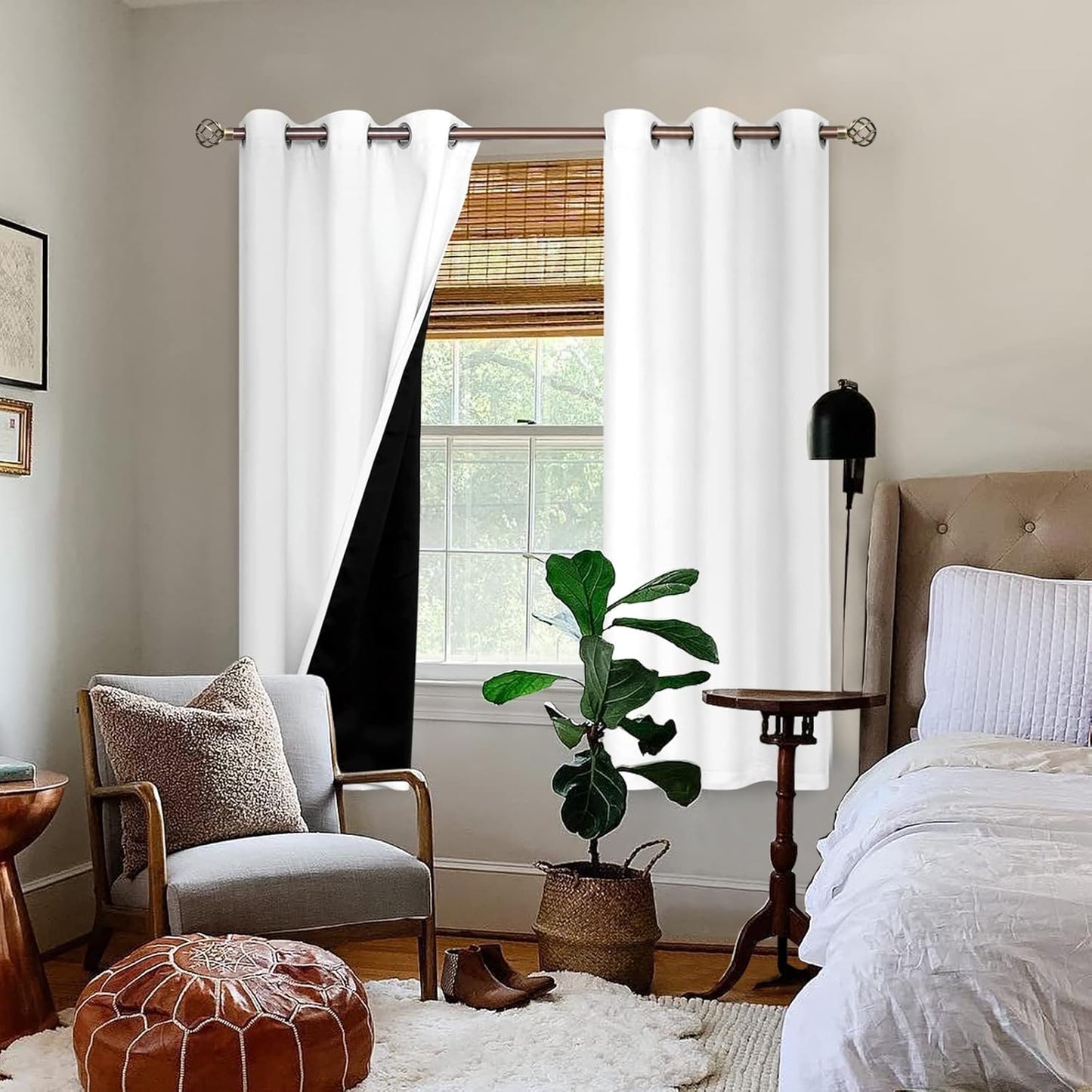 BGment Blackout Curtains - Thermal Insulated Room Darkening Drapes, 2 Panels, 42 x 63 Inch