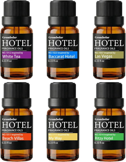 Skiennix Essential Oils Set - Premium Hotel Collection Diffuser Oils for Home Fragrance | Gift Set