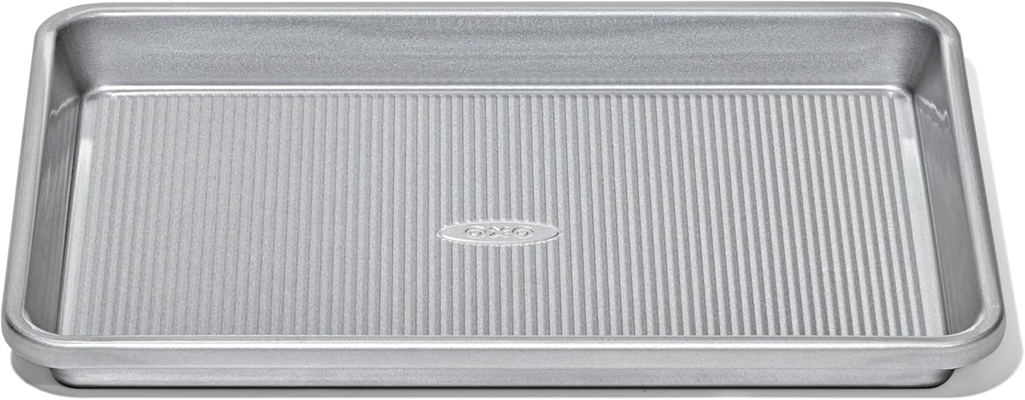 OXO Good Grips Quarter Sheet Pan - Non-Stick Pro Clear Coated Metal Baking Sheet