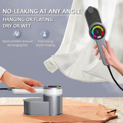 AI Steam Iron for Clothes,6 in1 Travel Garment Steamers Iron Mini - Portable Ironing Machine Travel Small Size Portable Steamer Travel College Dorm Home Essentials Steamer (Gold)