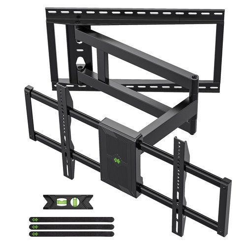 USX Mount Long Arm TV Wall Mount for Most 42-95 inch TV 40 Inch Extension Full Motion TV Mount，Pre-Assembled Wall Mount with Swivel and Tilt Up to 150lbs Fits 8″/12″/16″/24″ Studs VESA 800x400mm
