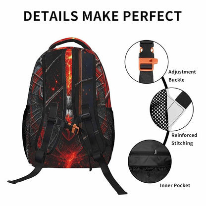 Personalized Spider Backpack with Lunch Box & Water Bottle - Color 01