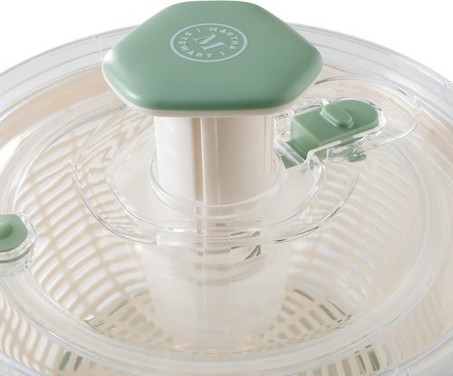 Martha Stewart Gulfwind 6.3 Qt Salad Spinner - Versatile Fruit & Vegetable Washer with Strainer