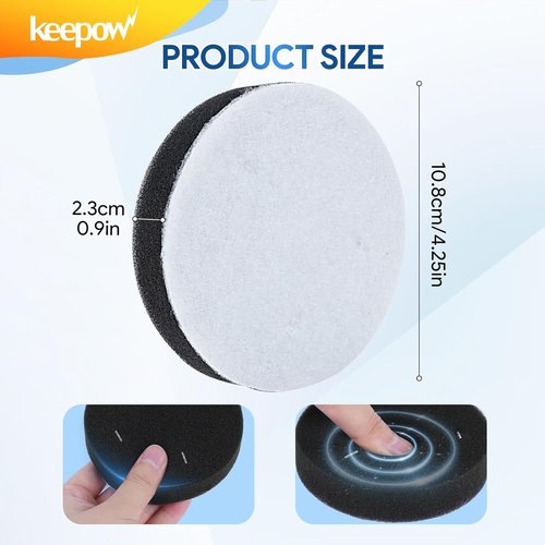 KEEPOW Vacuum Filters - 2 Pack for Eureka Airspeed Compact Bagless NEU100 Series | High-Quality Replacement Parts