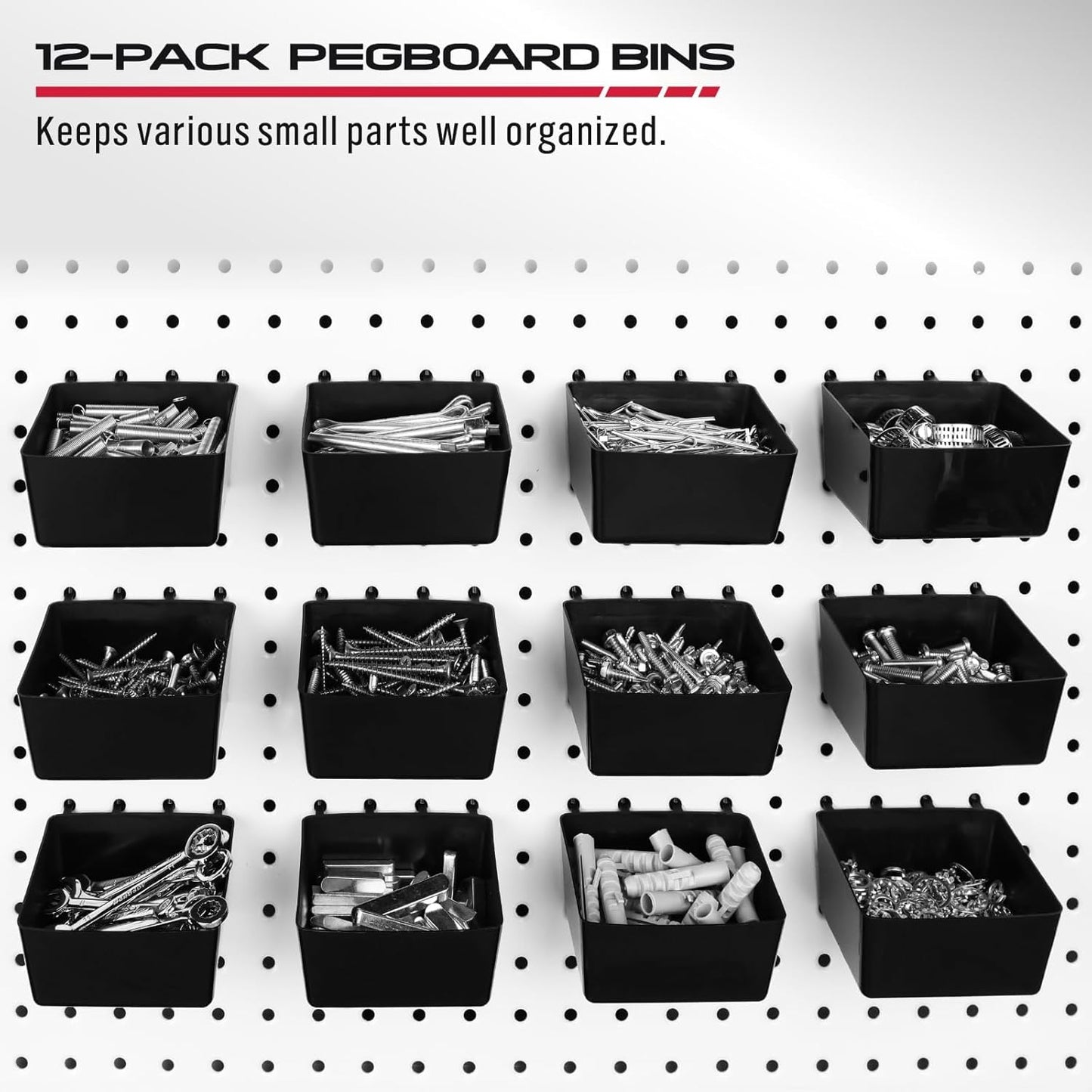 Pegboard Hook Set by [Brand Name] - 300 Durable Metal Hooks for Tool Organization | Perfect for Garage & Craft Storage
