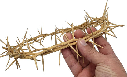 ZULUF Crown of Thorns Ornament - Authentic 7.5" Holy Land Gift Box from Bethlehem | Passion of Christ