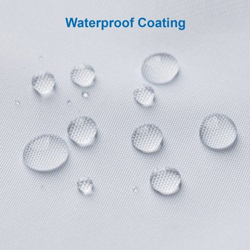 Amazer White Shower Liner Cloth Waterproof, White Shower Curtain Liner Fabric with Weighted Stones, Washable Shower Curtain and Liner 2-in-1, 120G Heavy Duty, 12 Grommet Holes, 72 x 72 Inches