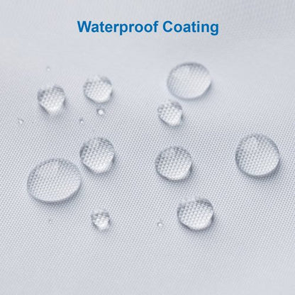 Amazer White Shower Liner Cloth Waterproof, White Shower Curtain Liner Fabric with Weighted Stones, Washable Shower Curtain and Liner 2-in-1, 120G Heavy Duty, 12 Grommet Holes, 72 x 72 Inches