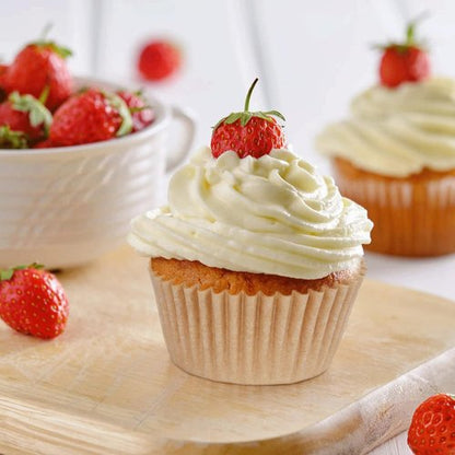 Caperci Mini Cupcake Liners - 500 Count Greaseproof Muffin Wrappers | No Smell, Perfect for Baking