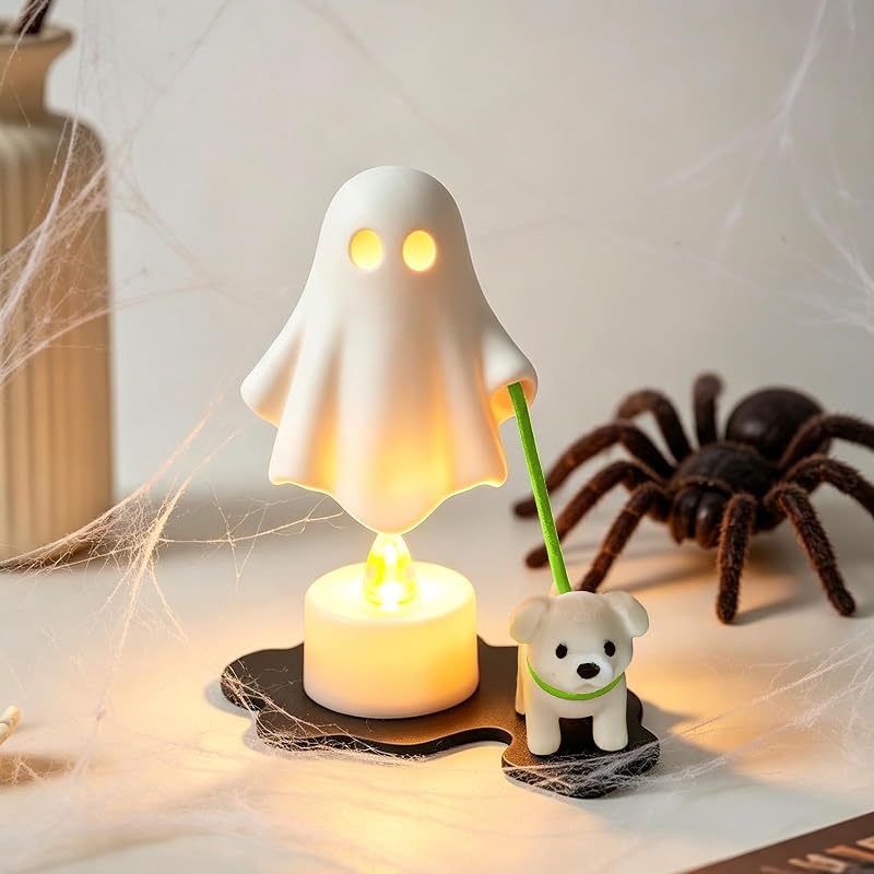 Halloween Ghost Walking Dog LED Light - Cute Funny Night Light (Style 3)