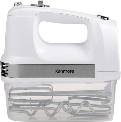 Kenmore 89109 Hand Mixer - 5-Speed Versatility in Elegant White Finish