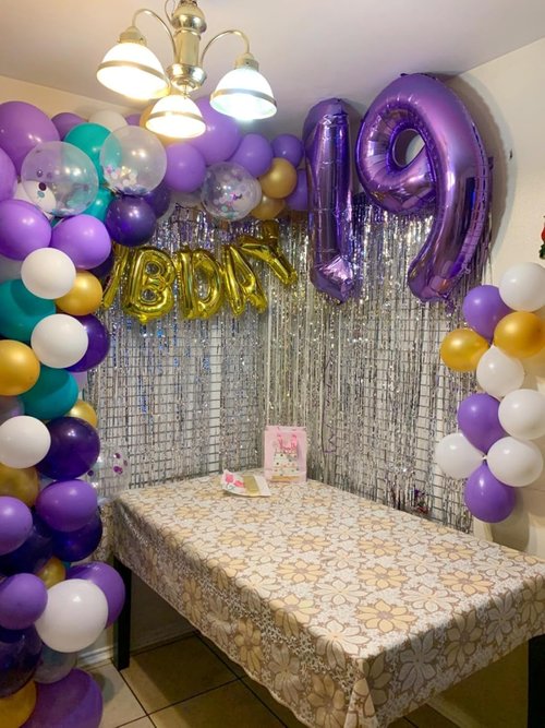 40-Inch Purple Number Balloons by [Brand Name] - Perfect for 2nd, 12th, 21st Birthday Celebrations & Events