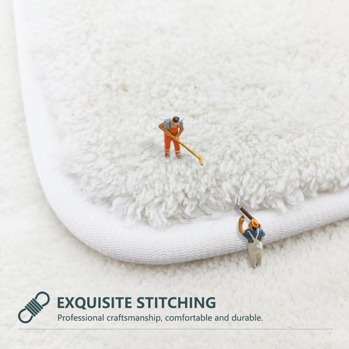 APROPHIC Cherry Cute Bath Mats for Bathroom Decor, Coquette Bow Non-Slip Absorbent Bathroom Rugs, Fruit Fluffy Shower Rug for Bathtub Sink, Washable, 20x30 in, Pink