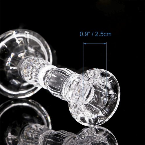 Clear Crystal Candle Stick Holders by [Brand Name] - 3 Pack for Taper Candles | Perfect for Weddings & Parties