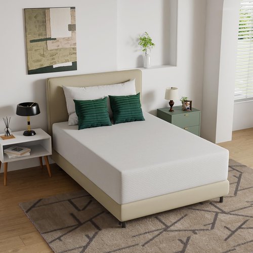 FDW Gel Memory Foam Mattress - Medium Firm for Cool Sleep | CertiPUR-US Certified, Full Size