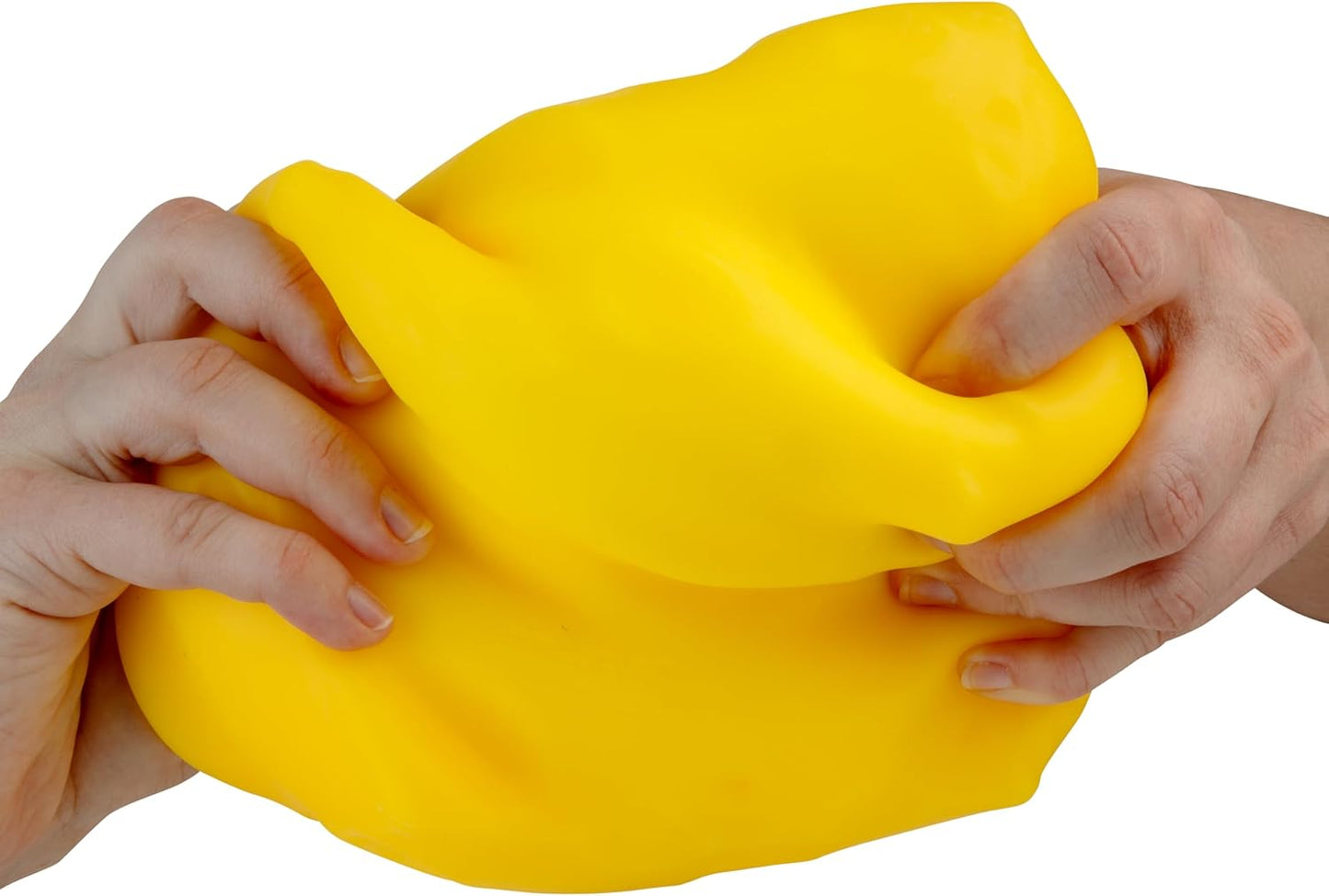 ORB Easy Sqweezy Super Cheesy - Giant Soft Cheese Stress Relief Toy | Fun, Squishy, Slow Rising Fidget for All Ages